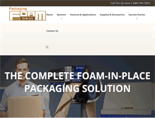 Tablet Screenshot of foam-in-place-systems.com